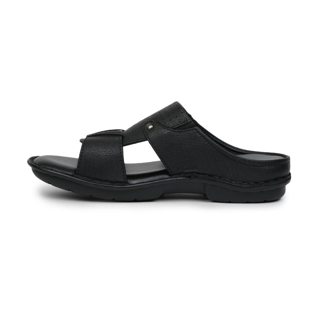 Coolers By Liberty AVN-7 Casual Black Slippers For Men