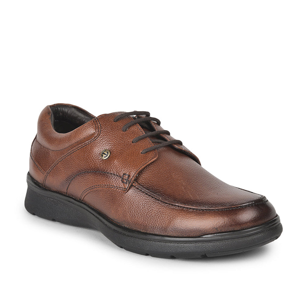 Healers Formal (Tan) Lacing Shoes For Men AV-2 By Liberty