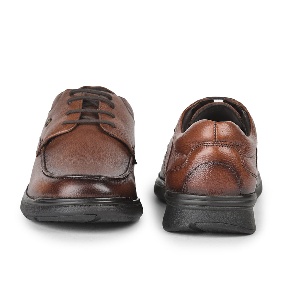 Healers Formal (Tan) Lacing Shoes For Men AV-2 By Liberty