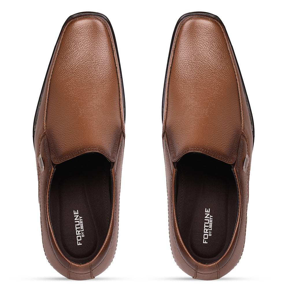 Fortune (Tan) Formal Shoes For Men AGK-31 By Liberty