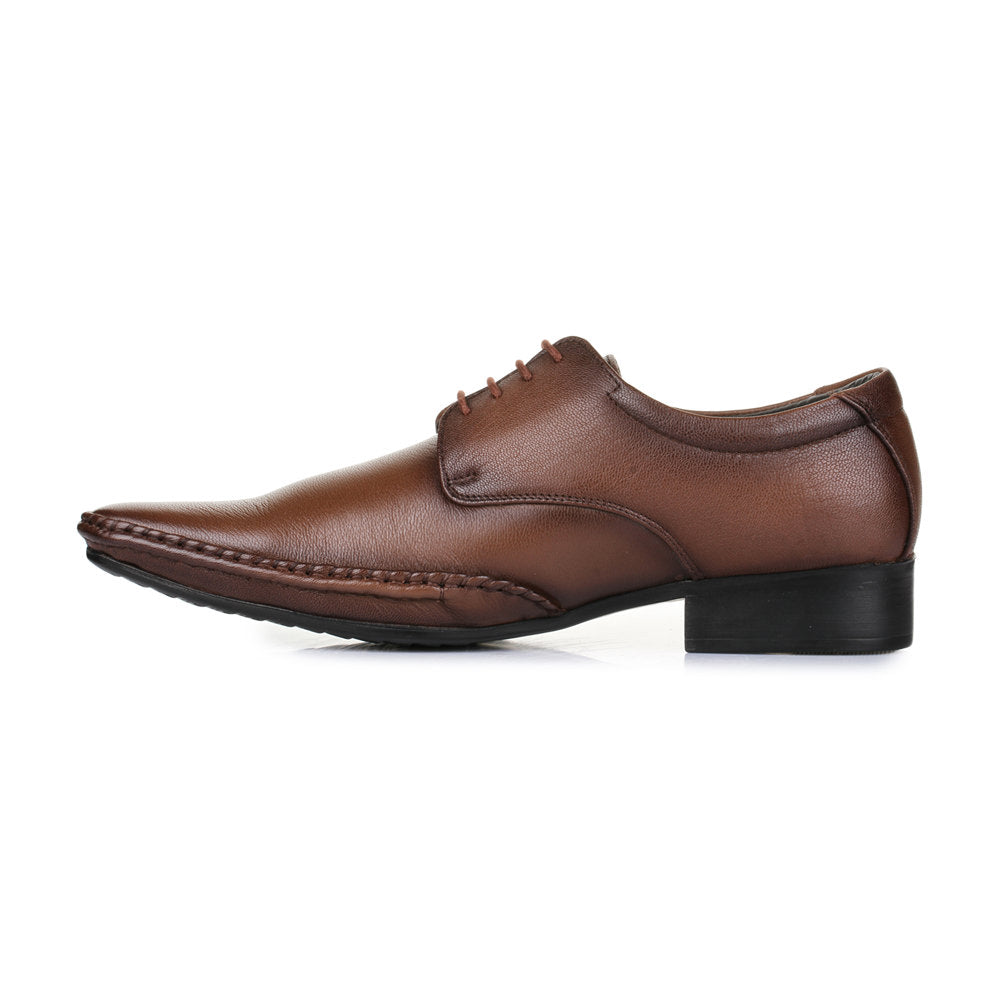 Fortune (Brown) Balmoral Shoes For Men JJP-1 By Liberty