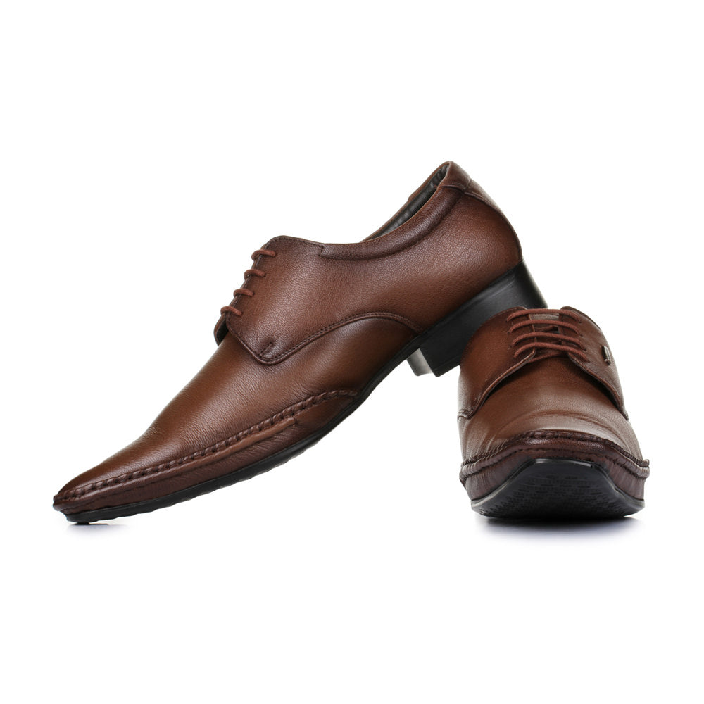 Fortune (Brown) Balmoral Shoes For Men JJP-1 By Liberty