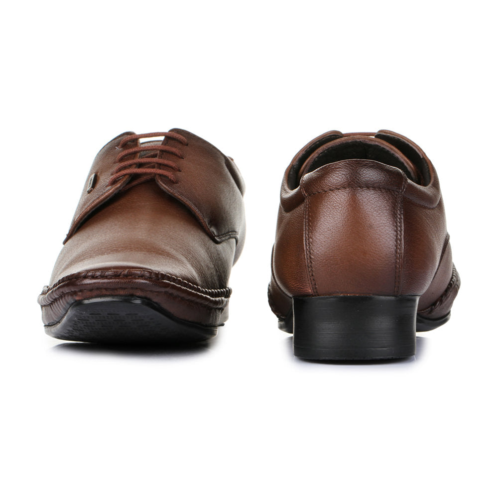 Fortune (Brown) Balmoral Shoes For Men JJP-1 By Liberty
