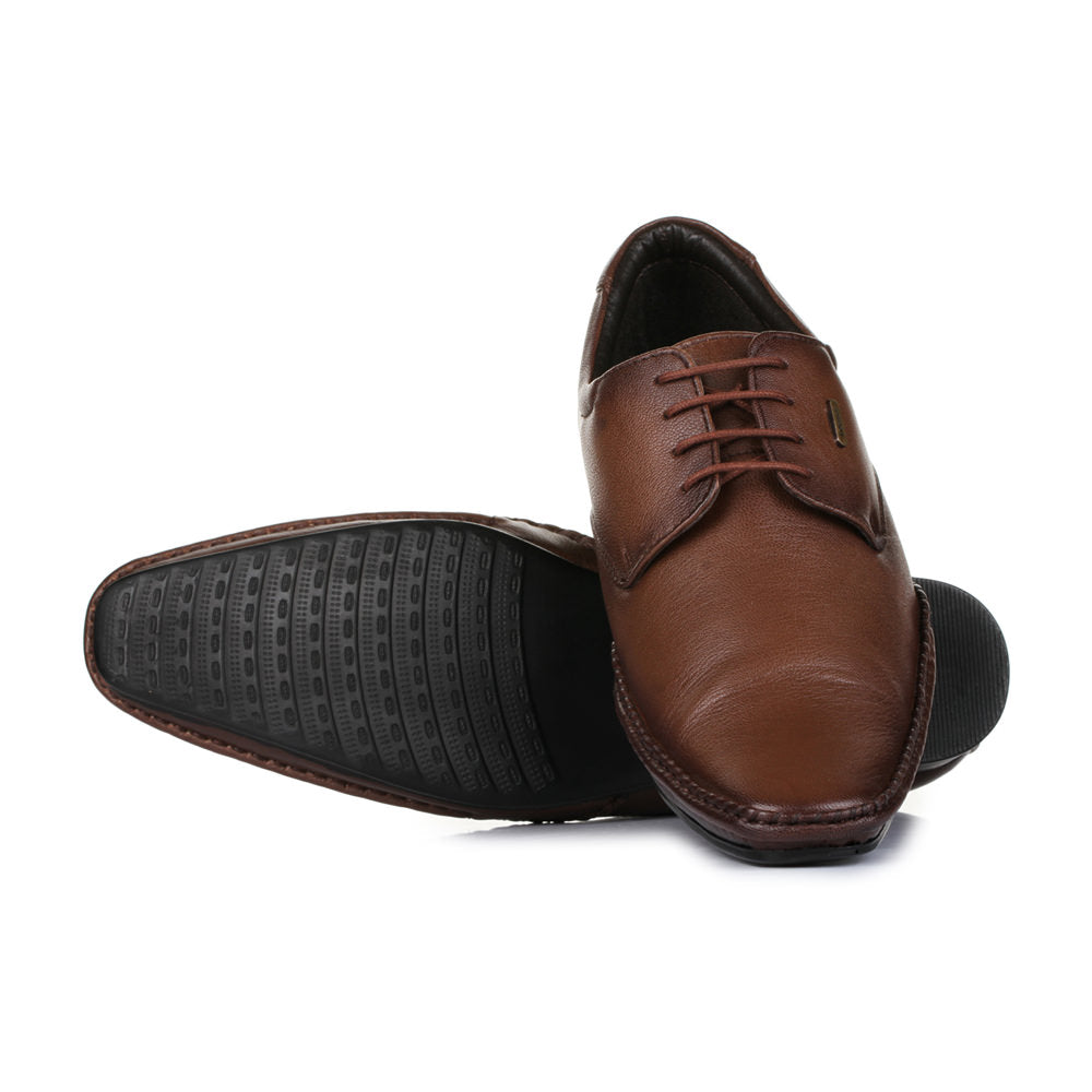 Fortune (Brown) Balmoral Shoes For Men JJP-1 By Liberty