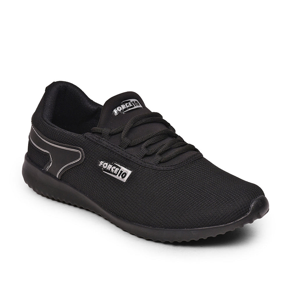 Force 1 Casual Black Lacing Shoes For Women RAFAEL By Liberty