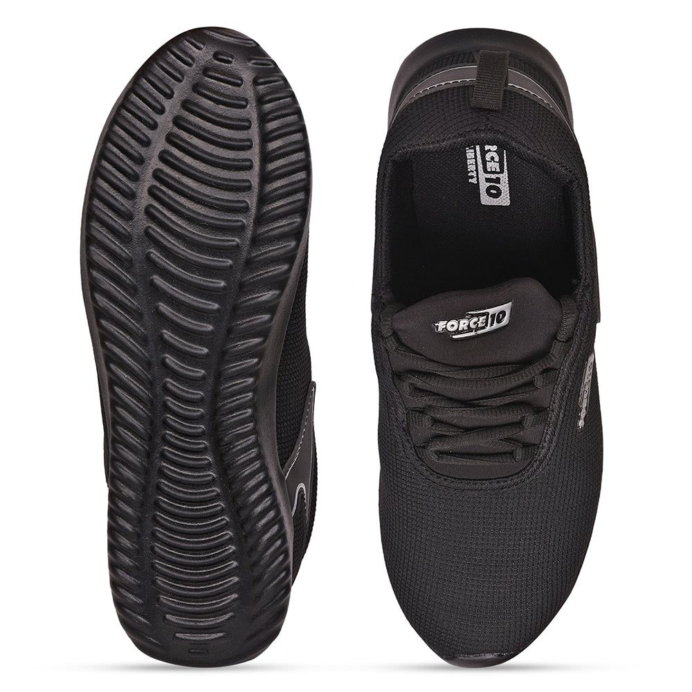 Force 1 Casual Black Lacing Shoes For Women RAFAEL By Liberty