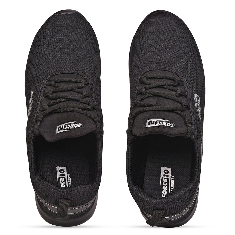 Force 1 Casual Black Lacing Shoes For Women RAFAEL By Liberty