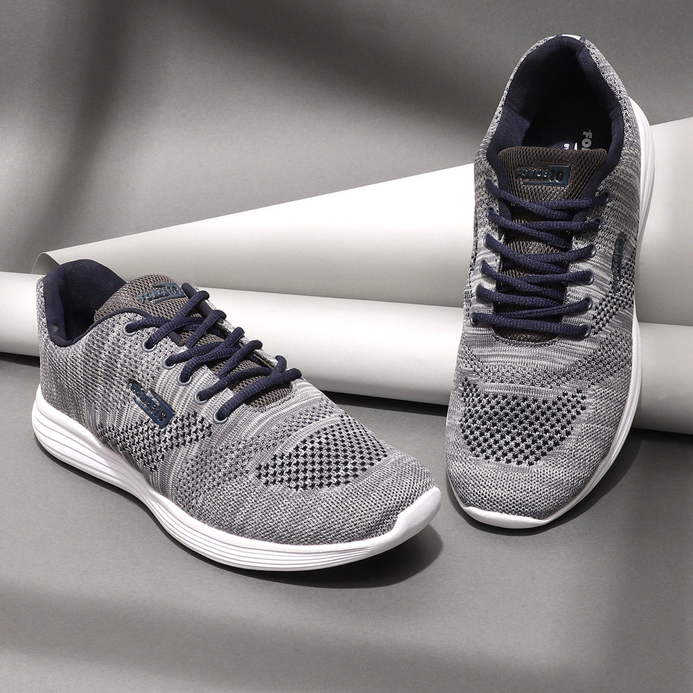 Force 1 Men's Grey Sports Lacing (BROOK-2)