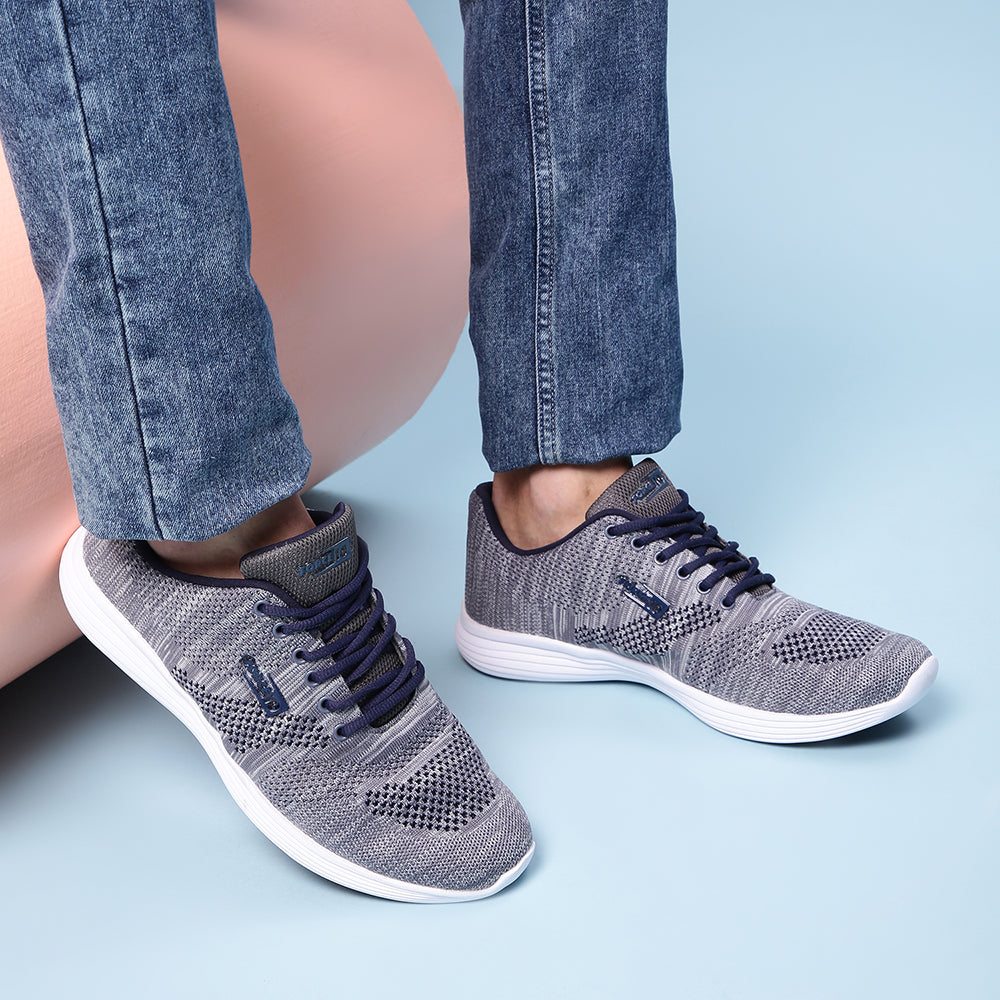 Force 1 Men's Grey Sports Lacing (BROOK-2)
