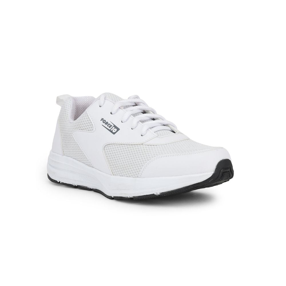 Force 1 Sports Lacing Shoes For Men (White) SPRINT By Liberty