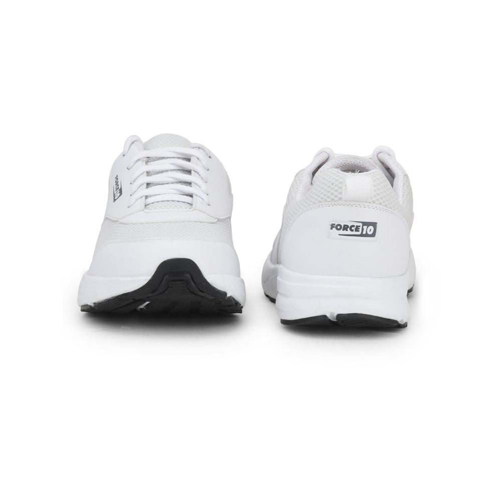 Force 1 Sports Lacing Shoes For Men (White) SPRINT By Liberty