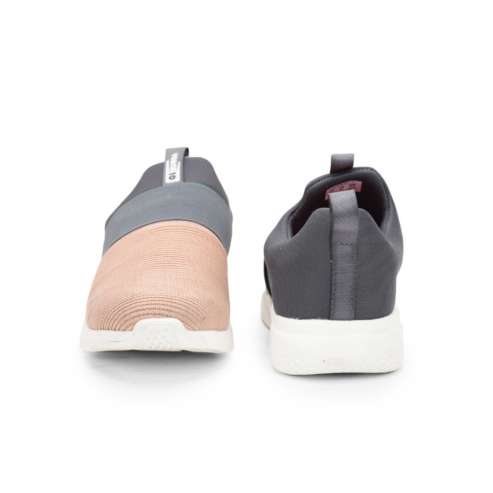 Force 1 Sports Non Lacing Shoe For Ladies ( Peach ) Mariam-E By Liberty