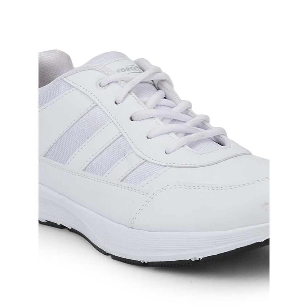 Force 1 By Liberty LB46-EL Sports Lacing Shoes For Kids - White