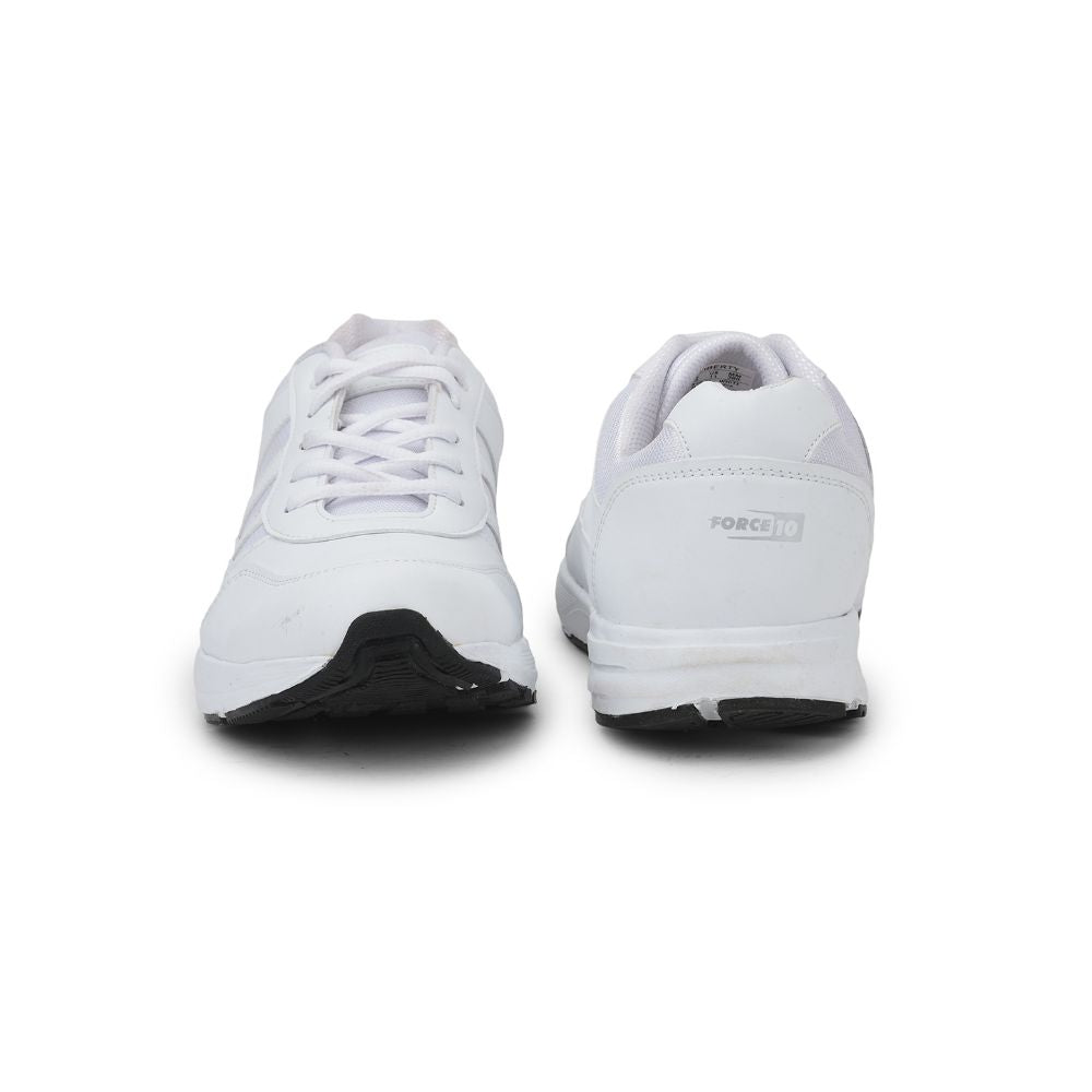 Force 1 By Liberty LB46-EL Sports Lacing Shoes For Kids - White