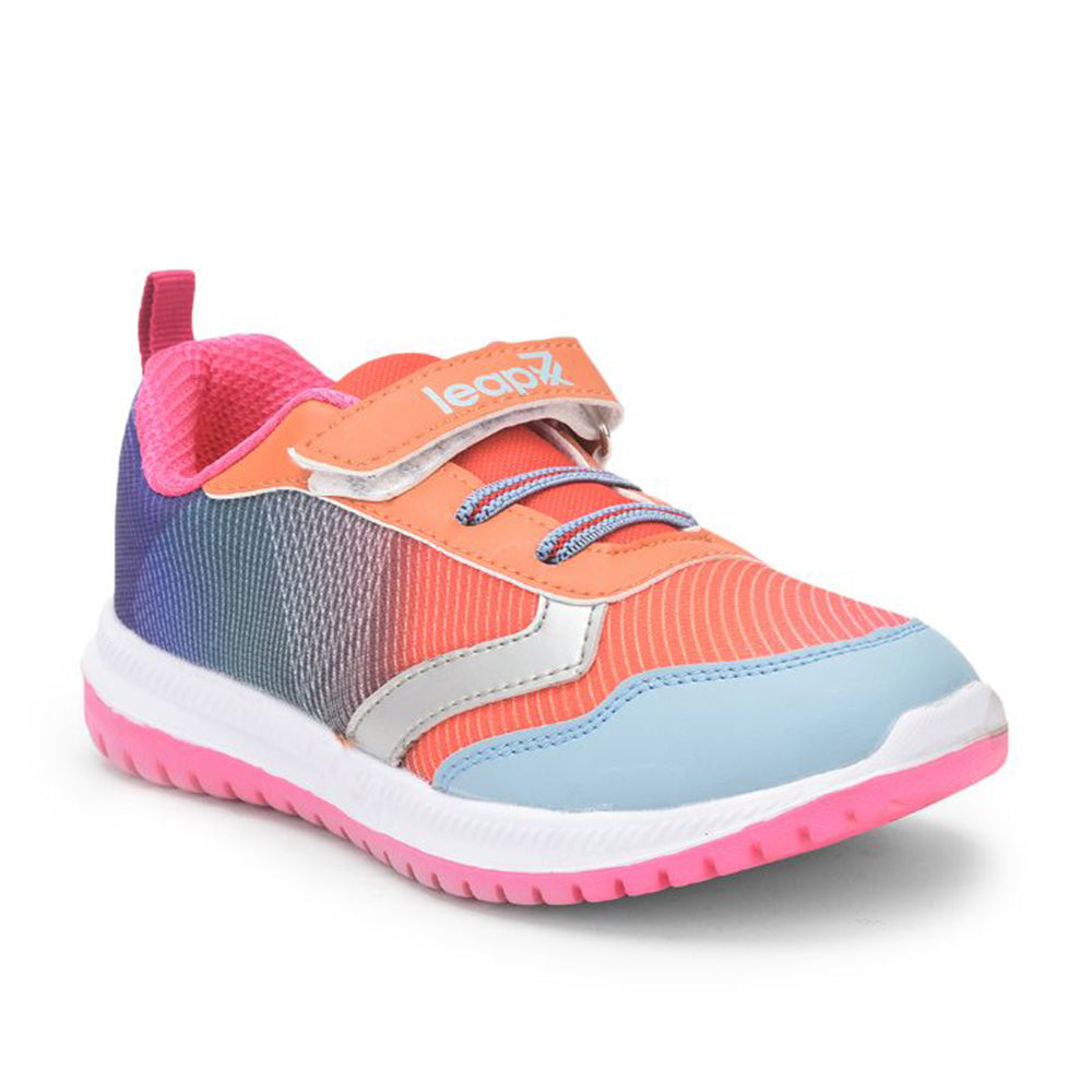 Leap7x Sports Shoes For Kids (Orange) Jamie-12M By Liberty