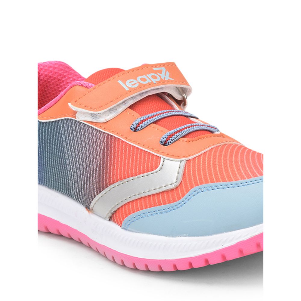 Leap7x Sports Shoes For Kids (Orange) Jamie-12M By Liberty