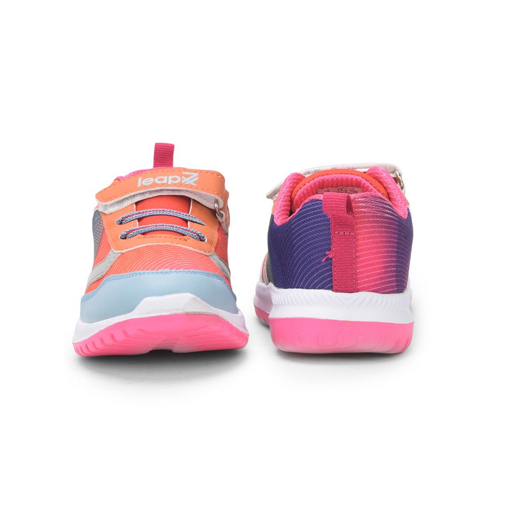 Leap7x Sports Shoes For Kids (Orange) Jamie-12M By Liberty