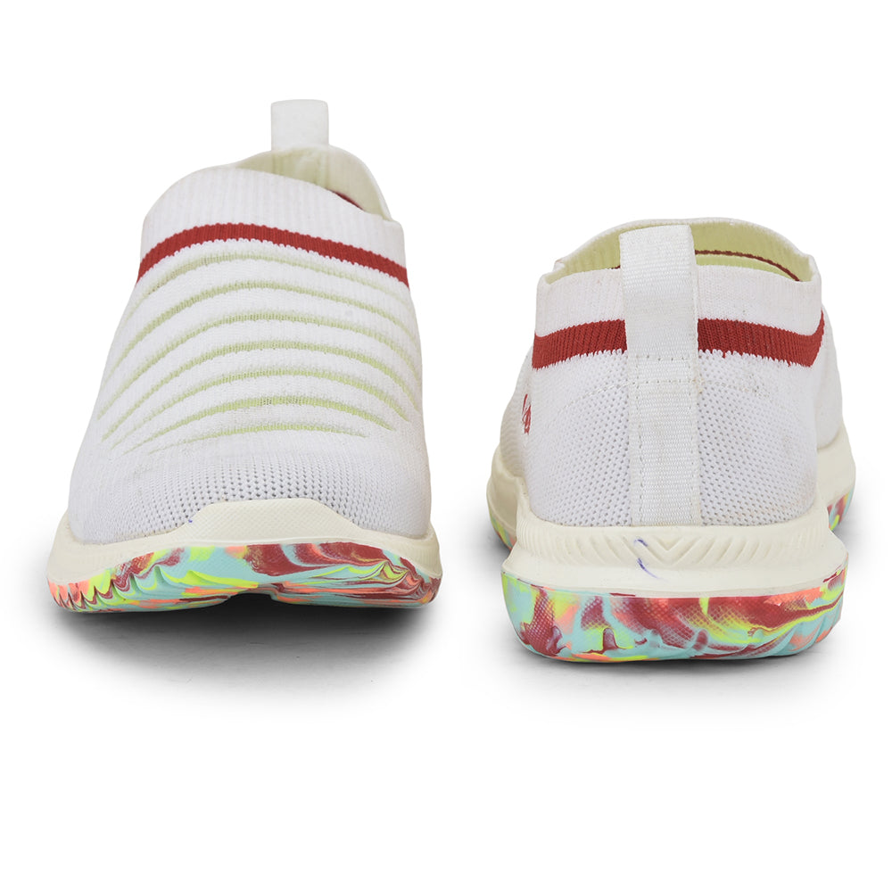 Lucy & Luke (White) Sports Lacing Shoes For Kids JAMIE152EL By Liberty