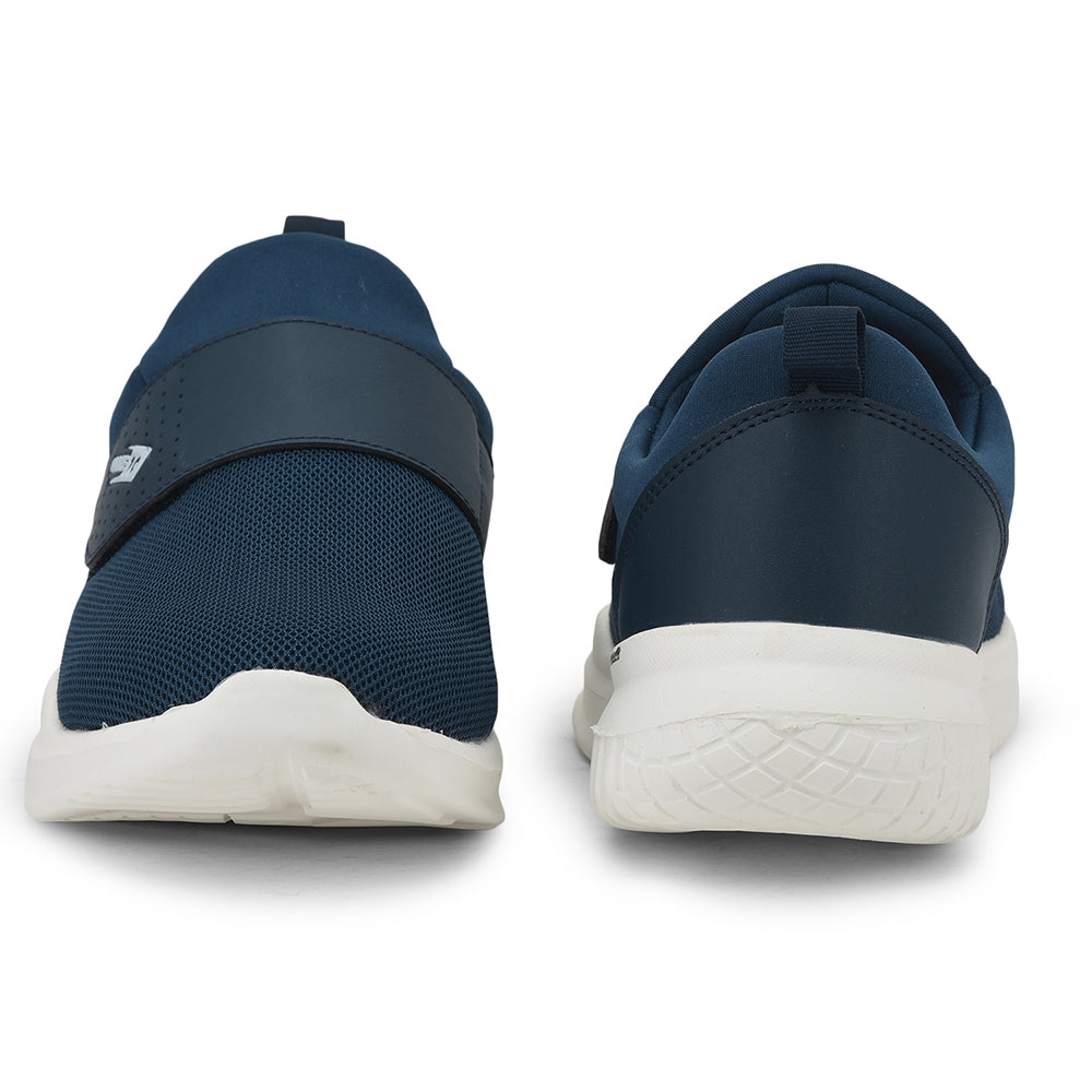 Force 1 Sports Non Lacing Shoes For Men (T.Blue) REACHER-E By Liberty