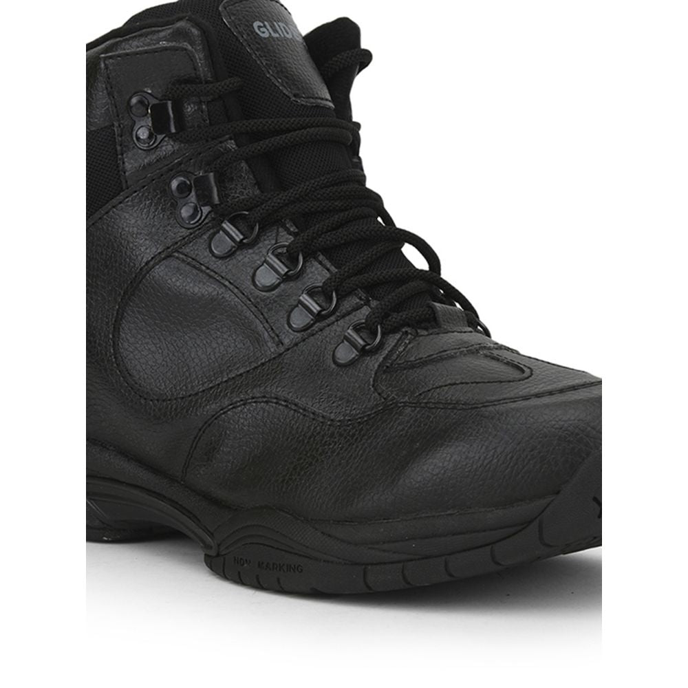 Gliders (Black) Casual Lace Up Shoes For Men EVEREST-2 By Liberty