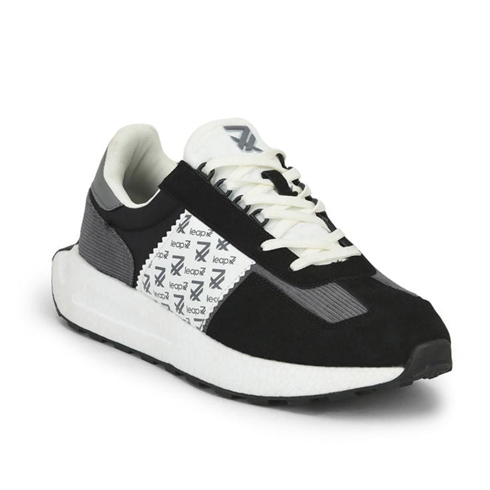 Buy Leap7x Sports Lacing Running Shoes For Men (Black) XL-TG-01 By