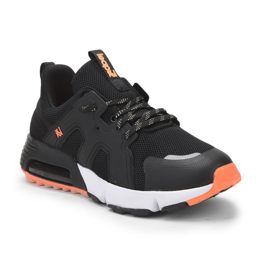 Leap7x Casual Black Lacing Shoes For Men Phillipe By Liberty