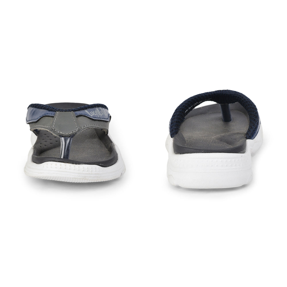Lucy & Luke (Navy Blue) Casual Flip-Flop & Slippers For Kids RICKY-17 By Liberty