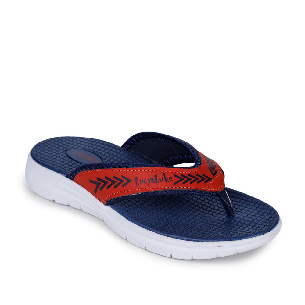 Lucy & Luke (Red) Casual Flip-Flop & Slippers For Kids OPPO-3T By Liberty