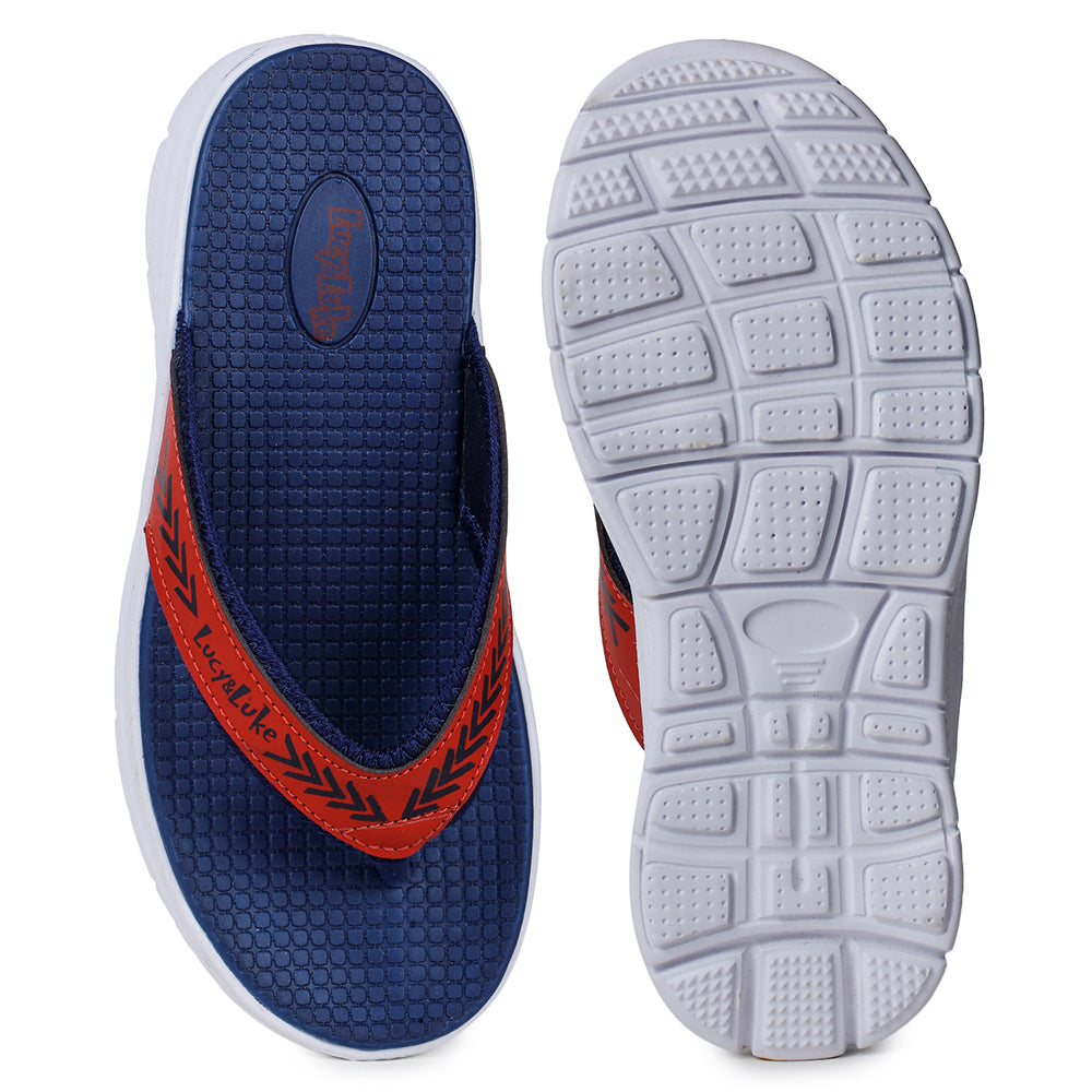 Lucy & Luke (Red) Casual Flip-Flop & Slippers For Kids OPPO-3T By Liberty