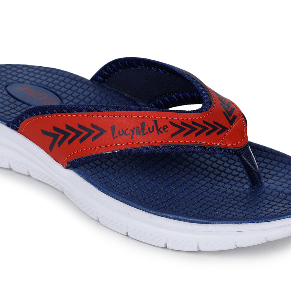 Lucy & Luke (Red) Casual Flip-Flop & Slippers For Kids OPPO-3T By Liberty