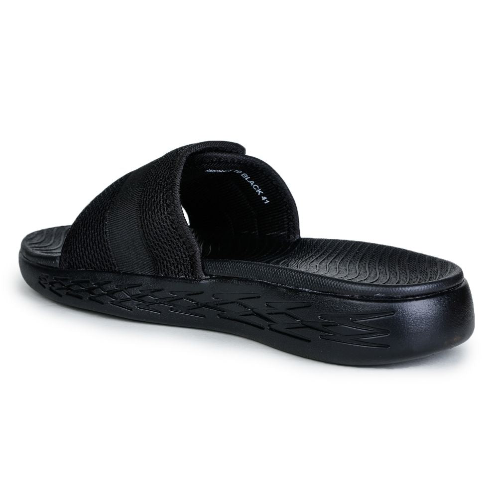 A-HA By Liberty Black Slides For Men IMPACT-1
