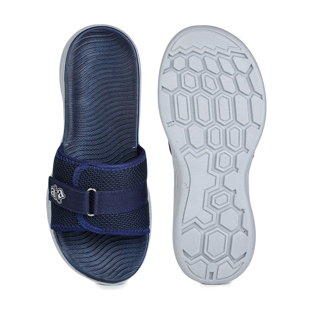 A-HA By Liberty Blue Slides For Men IMPACT-1