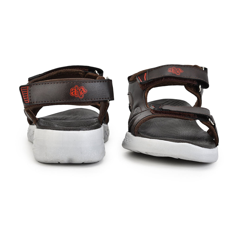 A-HA Casual Brown Sandals For Men LB183-5ME By Liberty