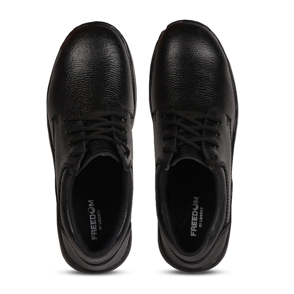 Freedom By Liberty Mens SHAKTI-1 Lacing Black Safety Shoe