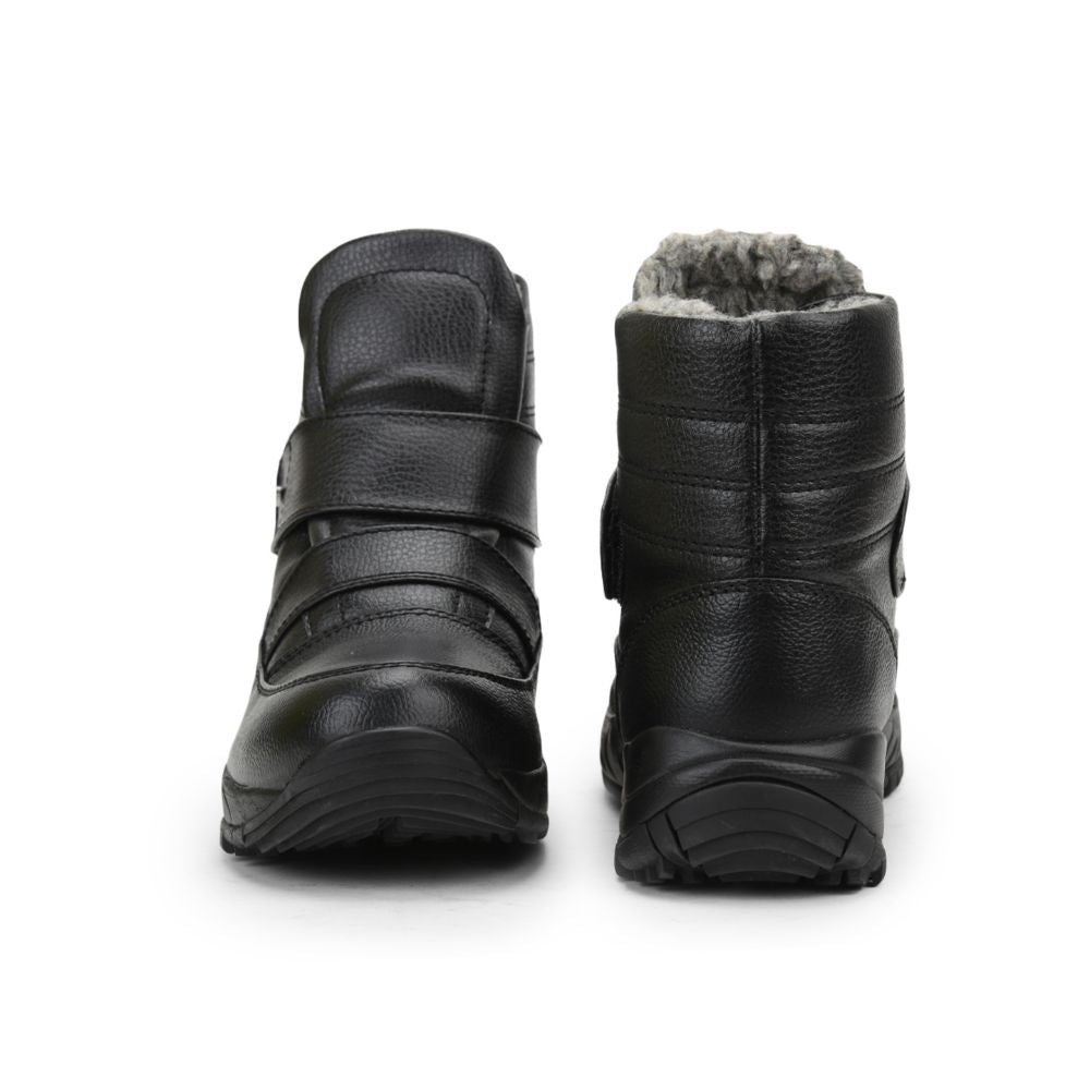 Freedom By Liberty Mens EVREST-FUR Casual Black Lacing Boots