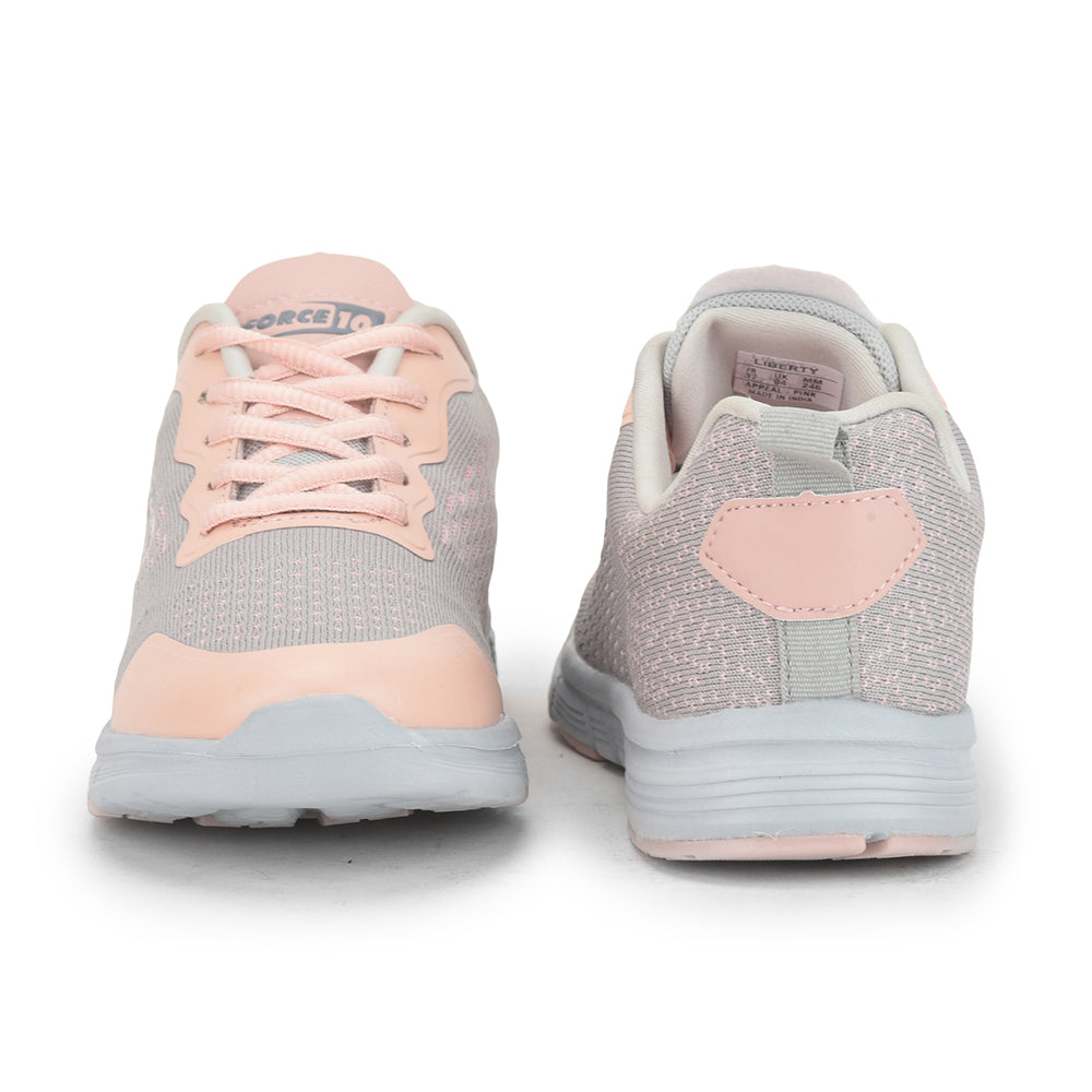 FORCE 1 Sports Lacing Shoe For Ladies (Pink) APPEAL By Liberty