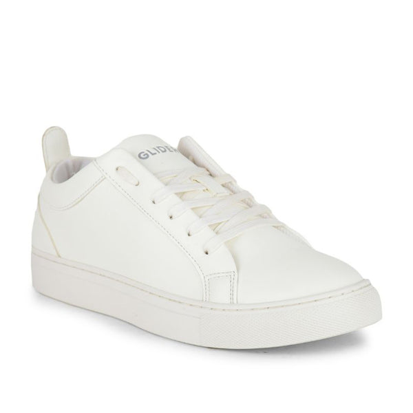 Gliders Lacing White Casual Sneakers For Women AMURA-1 By Liberty