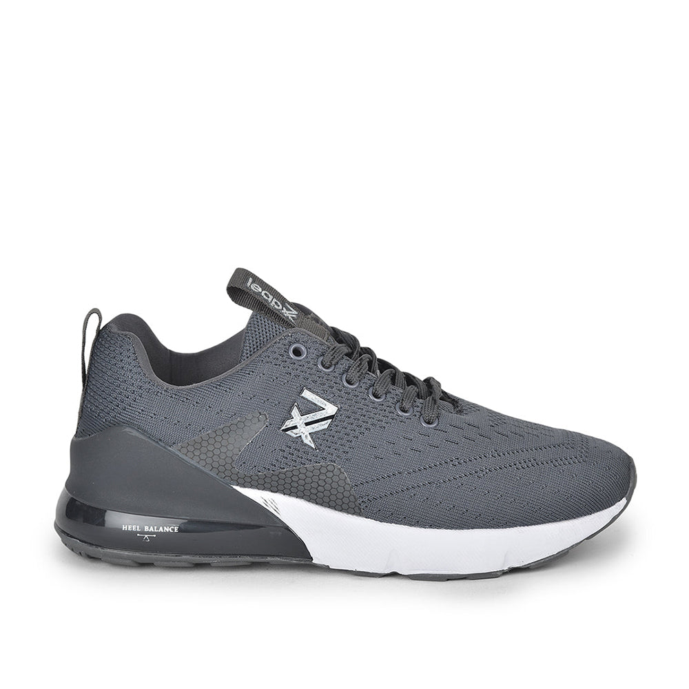 Leap7x Lacing Sports Shoes For Men (Grey) REVOLT By Liberty