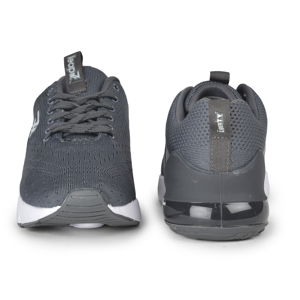 Leap7x Lacing Sports Shoes For Men (Grey) REVOLT By Liberty