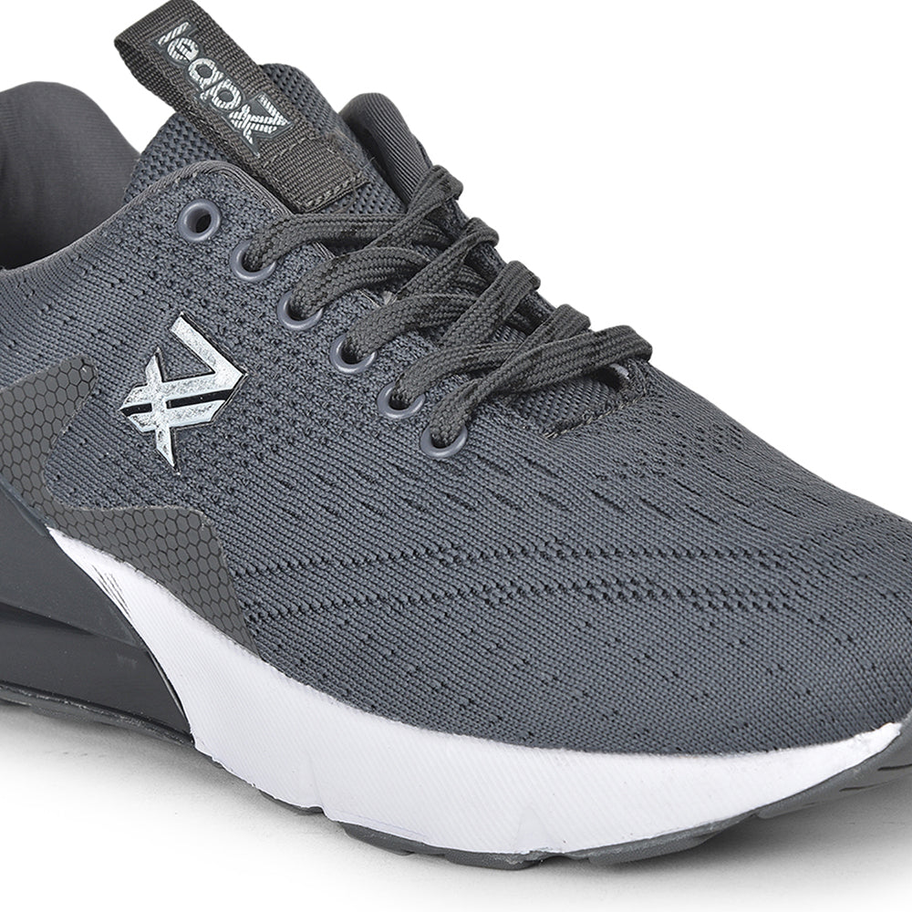 Leap7x Lacing Sports Shoes For Men (Grey) REVOLT By Liberty