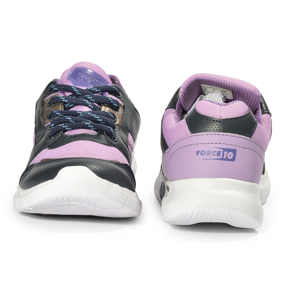 Force 1 Casual Purple Lacing Shoes For Women FELIX by Liberty