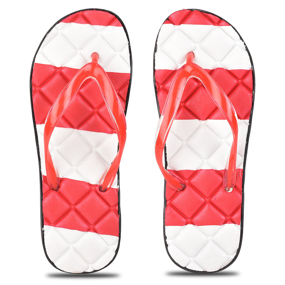 A-HA Casual Red Slipper For Women HIMANI-R1 By Liberty