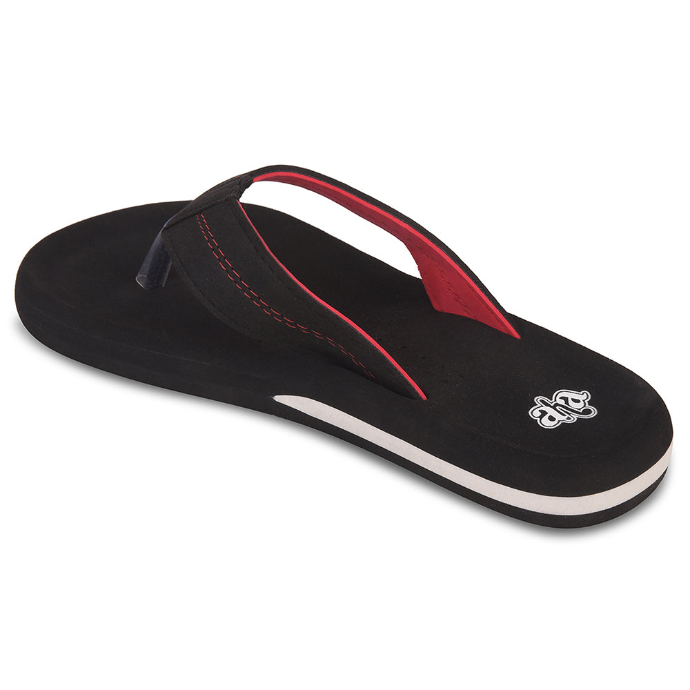 Axact Floops Buy A-HA Black Casual Flip-Flops For Men EXACT By Liberty