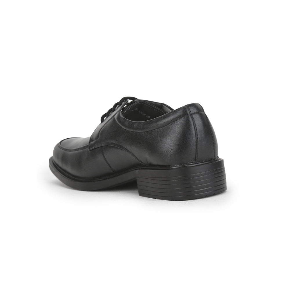 Fortune Lacing Black Formal Derby Shoes For Men 55-16 By Liberty