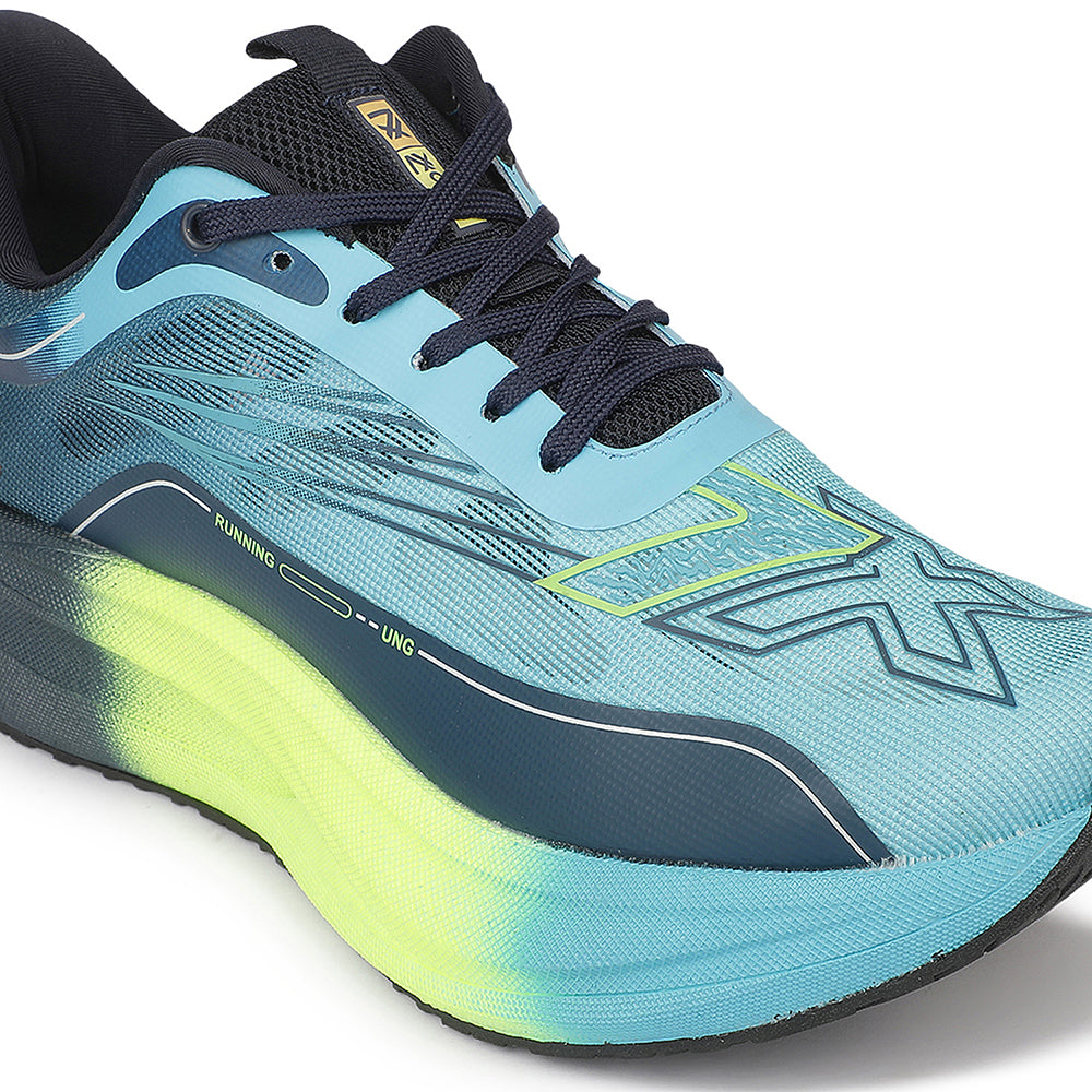 、 Buy Leap7X ZLP-XM-19 Sea Green Sports Lacing Running Shoes for Men
