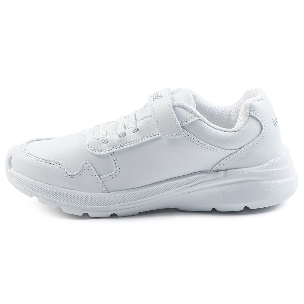 Buy Leap7x White Velcro Uniform School Shoes For Kids SCHLPRO-3 By