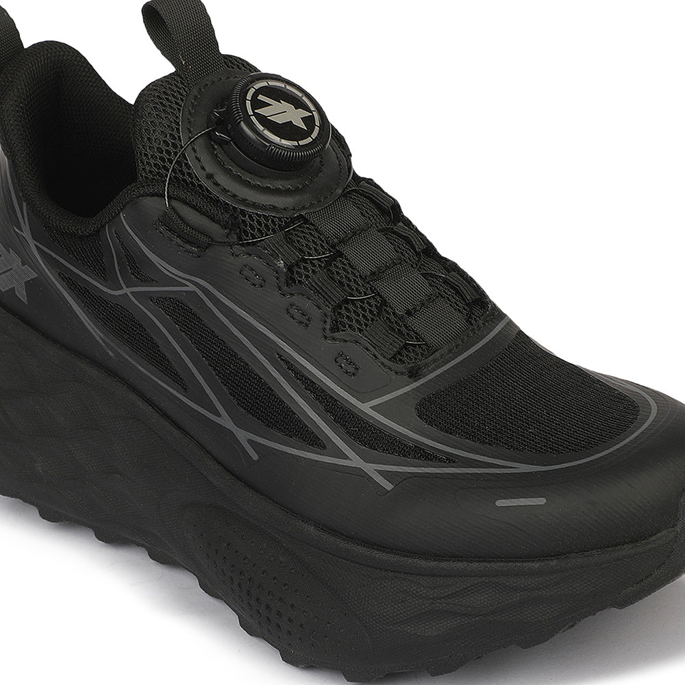 Buy Leap7X ZQ-WFL-04 Black Twist & Go Sports Non Lacing Walking