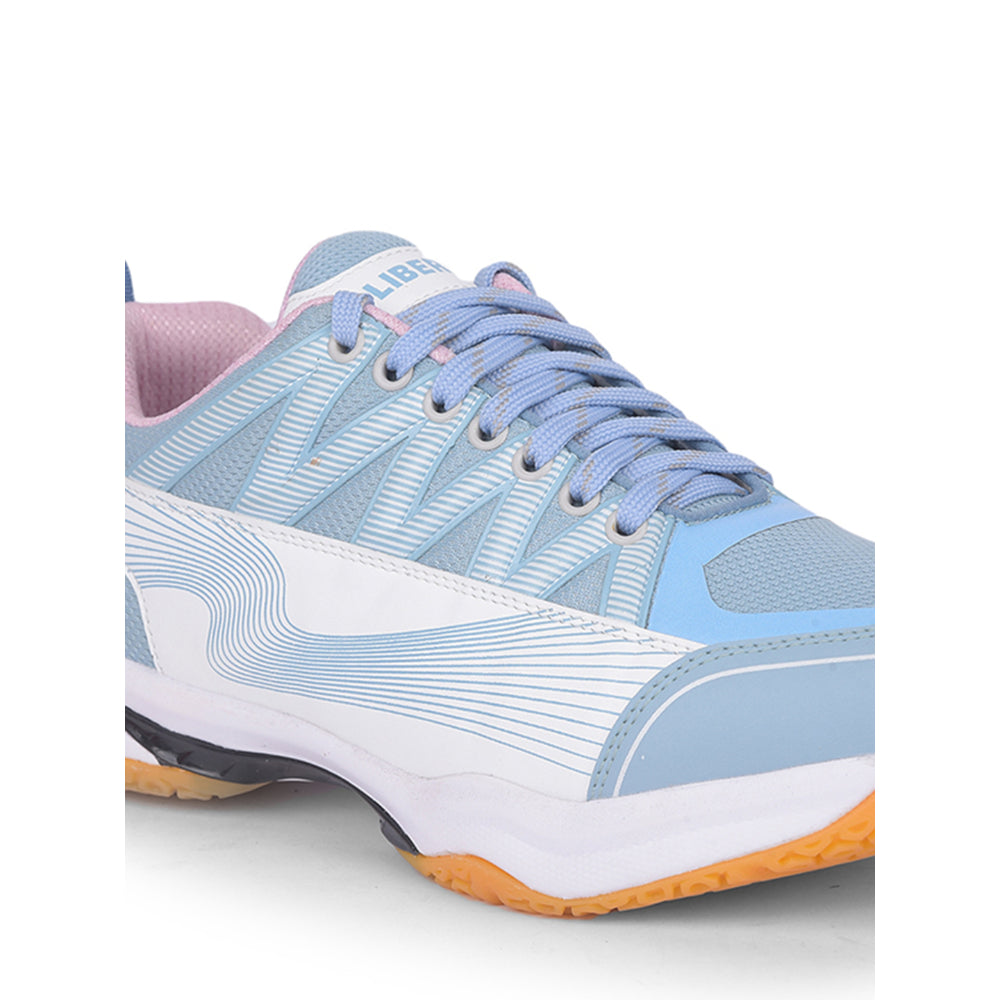 FREEDOM Sports Sky Blue Badminton Shoes For Men GRIPPER-1 By Liberty