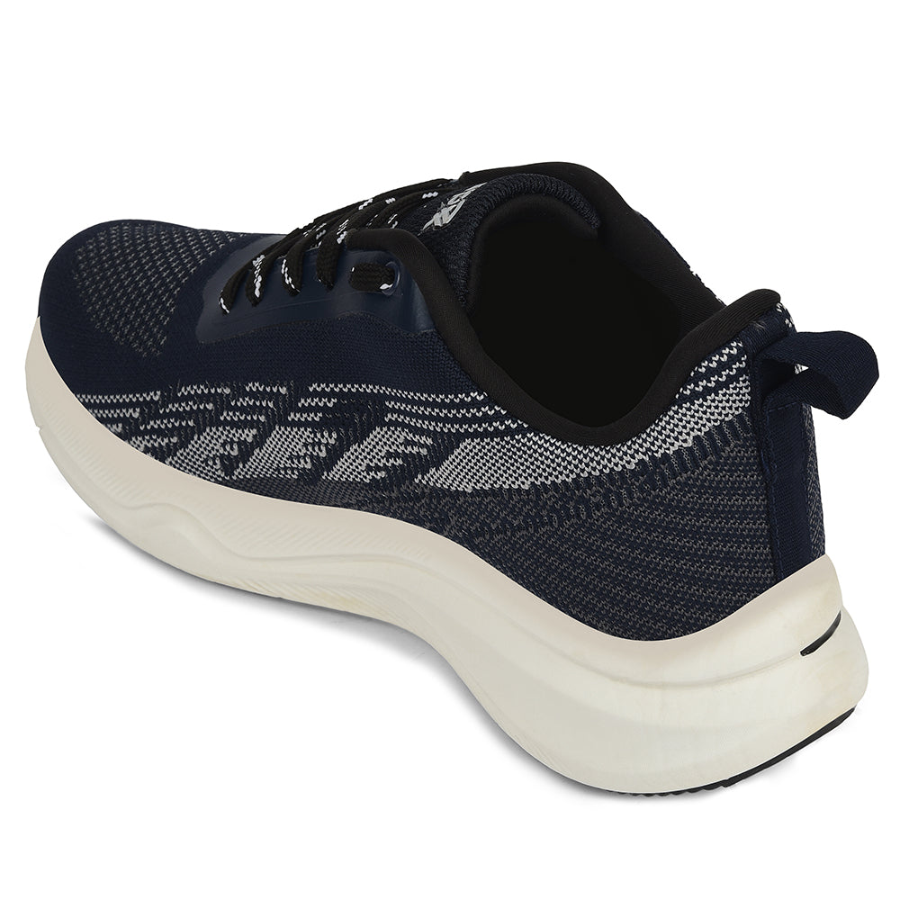 Buy Leap7x Navy Blue Sports Lacing Running Shoes For Men GHD-35 By