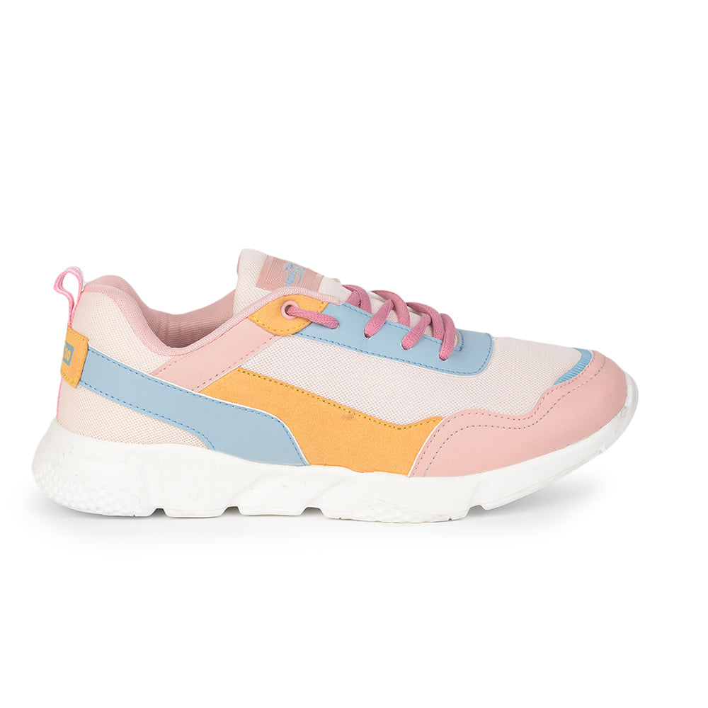 Force 1 Casual Peach Lacing Shoes For Women CORA by Liberty
